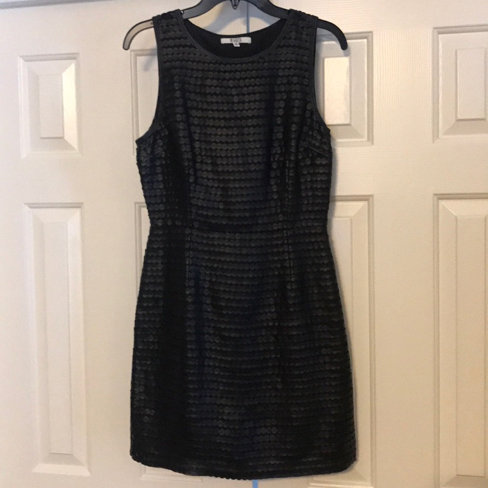 BB Dakota Black Pleather Sleeveless Dress